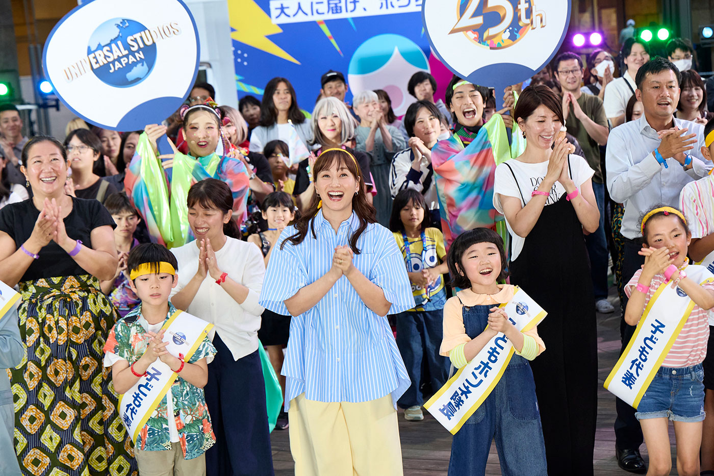 夏の夜の楽しみ方を一新する、２５周年のユニバーサル・スタジオ・ジャパンがパークを飛び出し、東京のど真ん中に１日限定で登場！『夏の子どもホンネ演説会 in 東京』本日開催！「ママだけ夜のお菓子ずるい！」