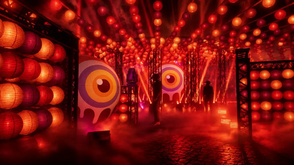 なんばが“仮装”する4日間、NANKAI×CHIMNEY TOWNが提灯と「目玉」で演出 — CHIMNEY TOWN HALLOWEEN 2026