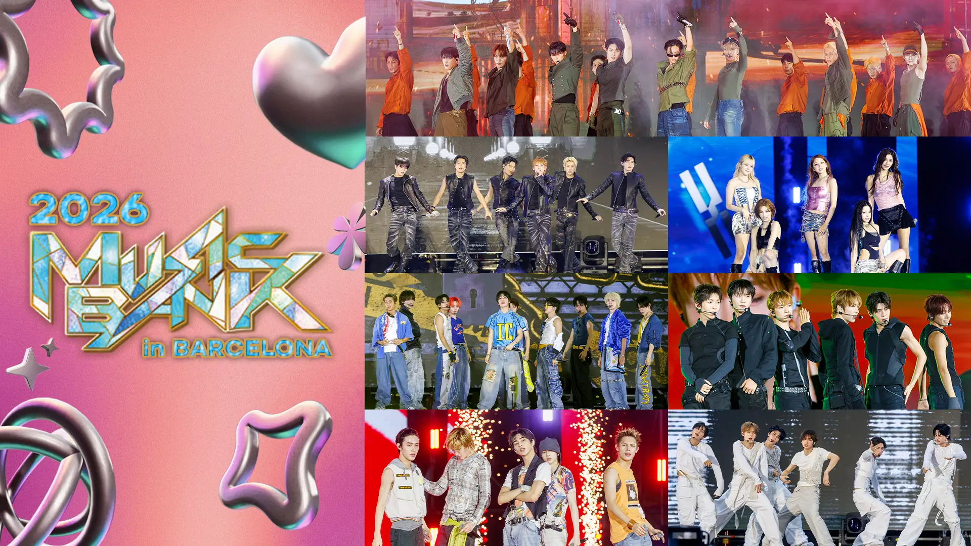 ATEEZ、ENHYPEN、NMIXXら出演　『MUSIC BANK in BARCELONA』をU-NEXTが独占ライブ配信